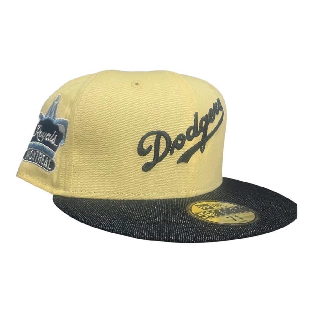 New Era Brooklyn Dodgers Jackie Robinson Montreal Royals Fitted Hat Size 7 5/8 - Picture 3 of 7